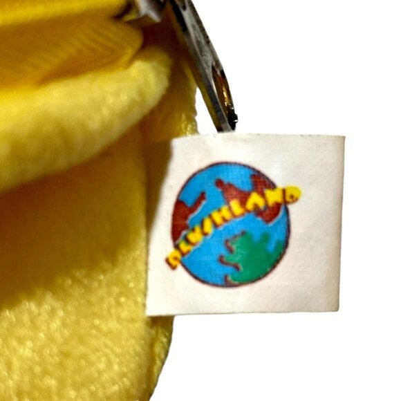 Easter Plush Animal Vintage Duck Chick in Zipper Stuffed Egg 8" Plushland 2000 - Picture 8 of 10